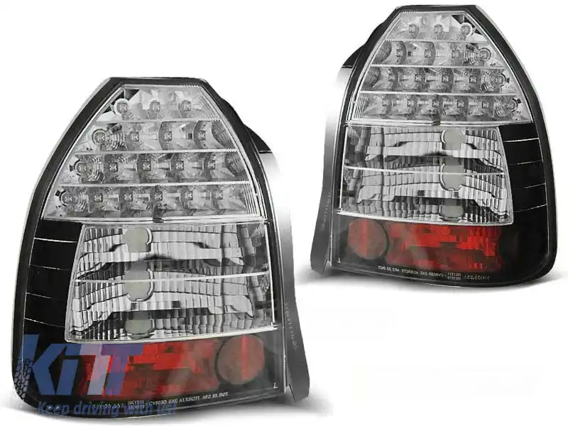 Set de stopuri LED de tuning potrivit pentru Honda CIVIC 09.1991-08.1995 hatchback, stânga și dreapta