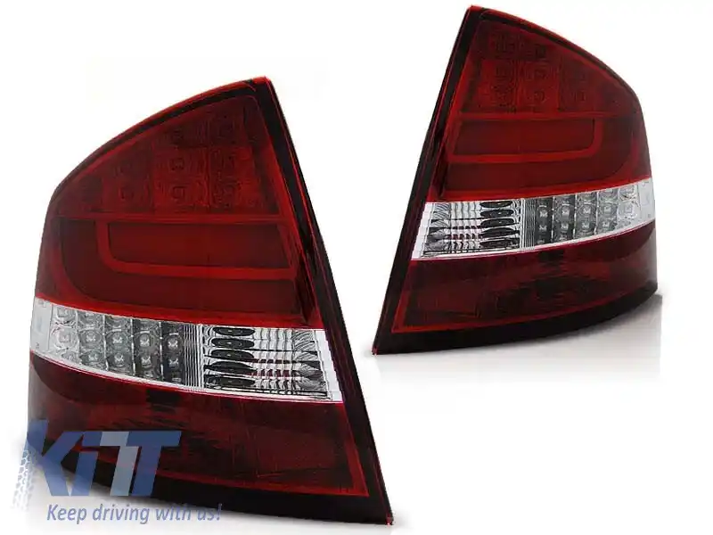 Set de stopuri LED de tuning potrivit pentru Skoda OCTAVIA II sedan 03.2004- , stânga și dreapta