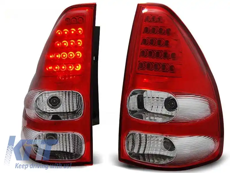 Set de stopuri LED de tuning potrivit pentru Toyota LAND CRUISER 120 2003-2009, stânga și dreapta