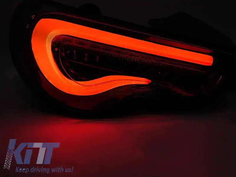 Set de stopuri LED de tuning potrivit pentru Toyota GT86 2012-2021 roșu/alb, stânga și dreapta-image-6237910