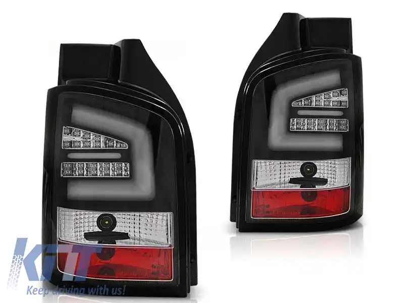 Set de stopuri LED de tuning potrivit pentru Volkswagen T5 04.2003-2009, stânga și dreapta