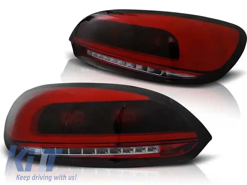Set de stopuri LED de tuning potrivit pentru Volkswagen SCIROCCO III 2008-04.2014, stânga și dreapta