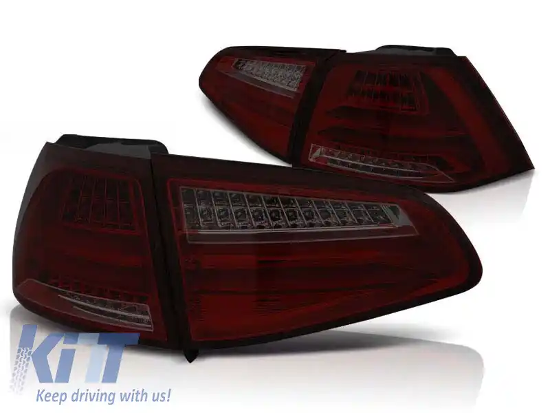 Set de stopuri LED de tuning potrivit pentru Volkswagen GOLF 7 2013- hatchback, versiune fără stopuri LED din fabrică, stânga și dreapta