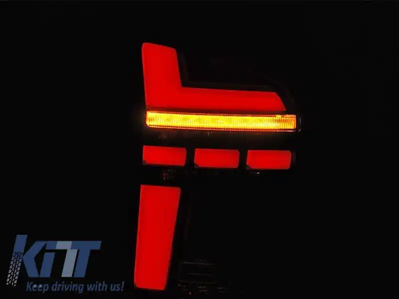 Set de stopuri LED de tuning potrivit pentru Volkswagen T5 2003-2009, bază complet fumurie, stânga și dreapta-image-6238065