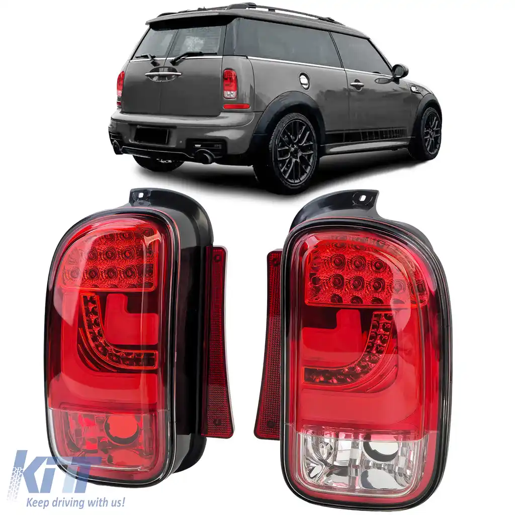Set de stopuri LED ediție roșie potrivit pentru Mini Clubman R55 2010-2014