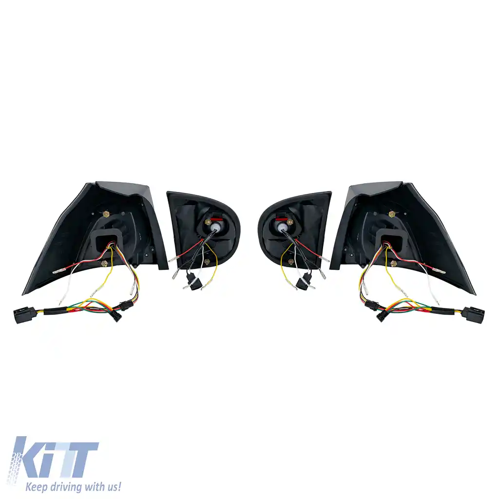 Set de stopuri LED fumuriu negru, potrivit pentru VW Golf 5 sedan 2003-08-image-6257172