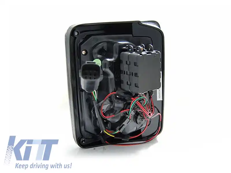 Set de stopuri LED potrivit pentru Jeep Wrangler JK 2007-2018, bază fumurie, stânga și dreapta-image-6151945
