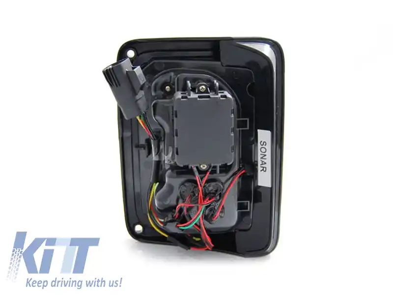 Set de stopuri LED potrivit pentru Jeep Wrangler JK 2007-2018, bază fumurie, stânga și dreapta-image-6151950