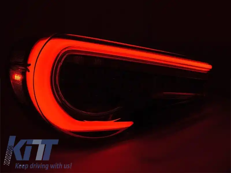 Set de stopuri LED potrivit pentru Toyota GT86 2012-2021, bază fumurie roșie, stânga și dreapta-image-6237958