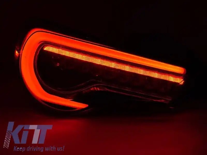 Set de stopuri LED potrivit pentru Toyota GT86 2012-2021, bază fumurie, stânga și dreapta-image-6237963