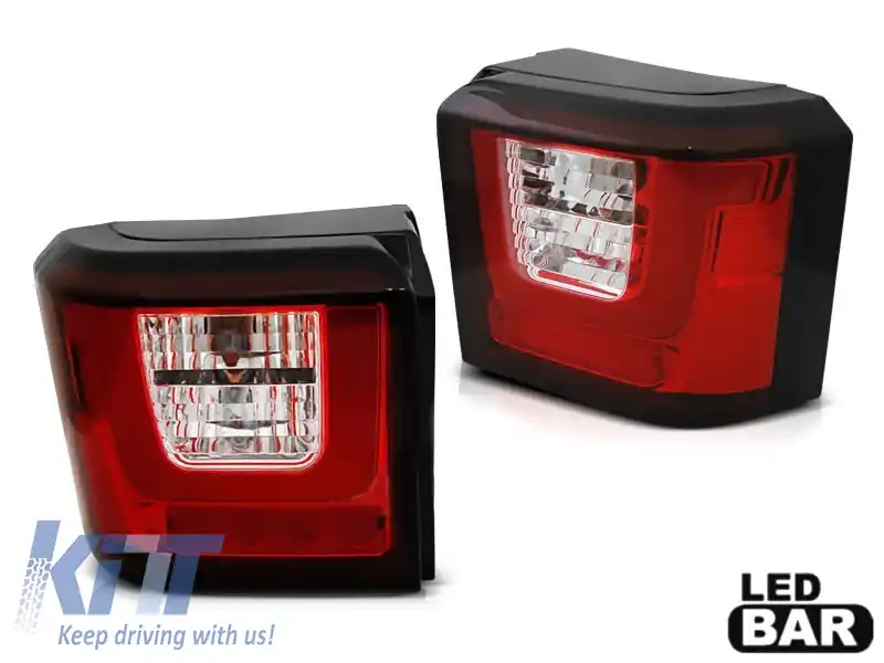 Set de stopuri LED potrivit pentru Volkswagen T4 1990-2003, bază roșie și albă, stânga și dreapta