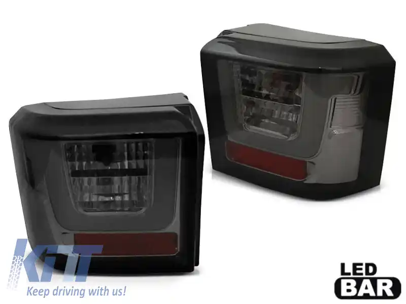 Set de stopuri LED potrivit pentru Volkswagen T4 1990-2003, fumurii, stânga și dreapta