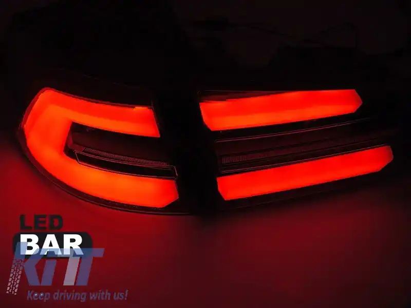 Set de stopuri LED potrivit pentru Volkswagen Golf VII break 2013-2017, cu bază fumurie, stânga și dreapta-image-6238206