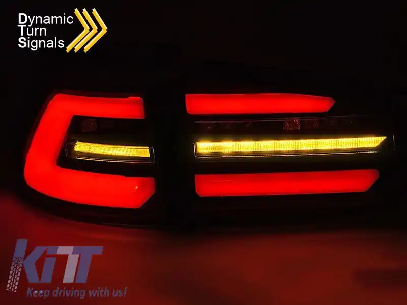 Set de stopuri LED potrivit pentru Volkswagen Golf VII break 2013-2017, cu bază fumurie, stânga și dreapta-image-6238207