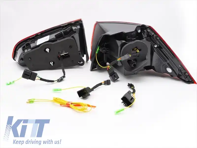 Set de stopuri LED potrivit pentru Volkswagen Golf VII 2013-2019 hatchback, cu bază fumurie, stânga și dreapta-image-6238249