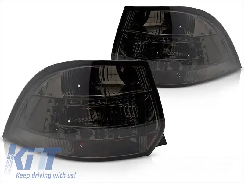 Set de stopuri LED potrivit pentru Volkswagen Golf V, VI break 2007-2013 cu bază fumurie, stânga și dreapta