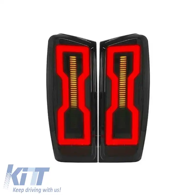 Set de stopuri potrivit pentru Isuzu D-Max 2020+ LED Bar Negru-image-6315275