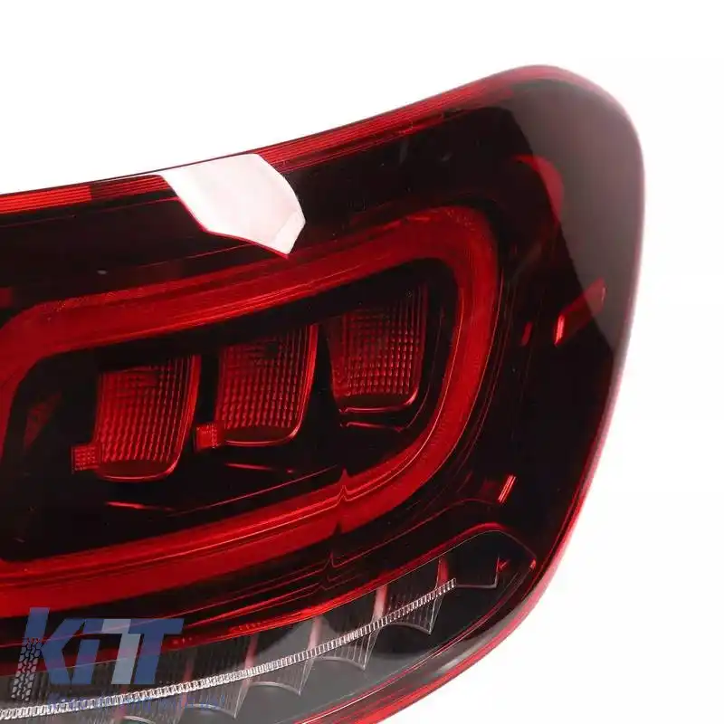 Set de Stopuri Potrivit pentru Mercedes-Benz GLC C253/X253 Pre-Face către Aspect Facelift Bară Led Completă Roșie/Crystal Carner-image-6313642