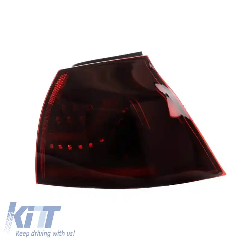 Set de stopuri potrivit pentru VW Golf V (5) 03-08 LED Urban Style Roșu Cireș/Smokey Winjet-image-6325300