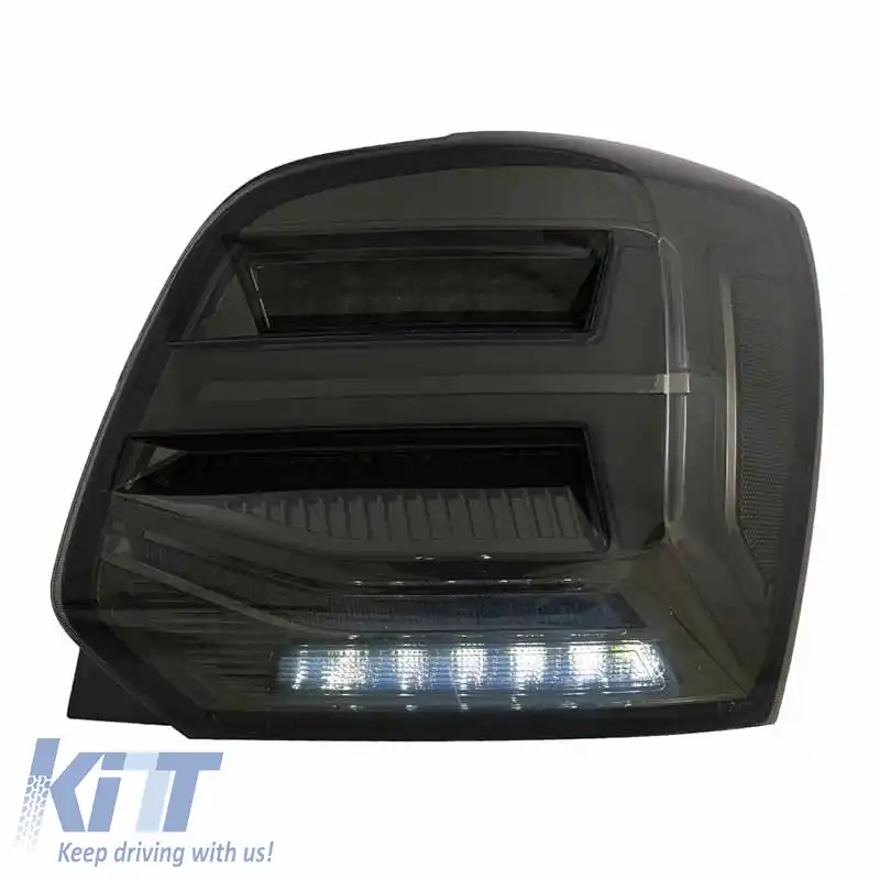 Set de Stopuri Potrivit pentru VW Polo 6R 09-14 LED Bar Dinamic Fum VLand-image-6294334