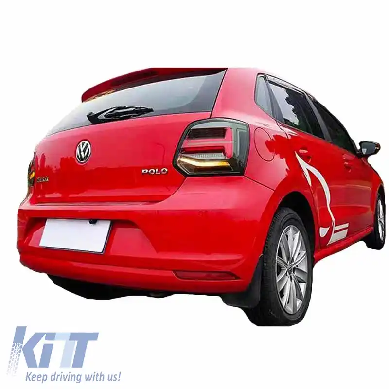 Set de Stopuri Potrivit pentru VW Polo 6R 09-14 LED Bar Dinamic Fum VLand-image-6294337