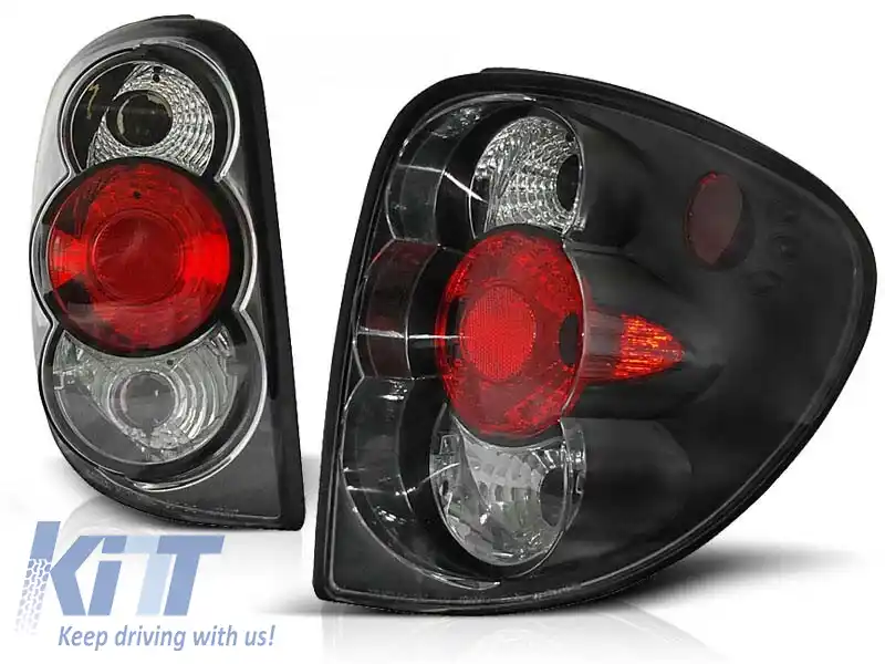 Set de stopuri tuning potrivit pentru Chrysler Voyager 03.2001-03.2004 cu bază neagră, stânga și dreapta