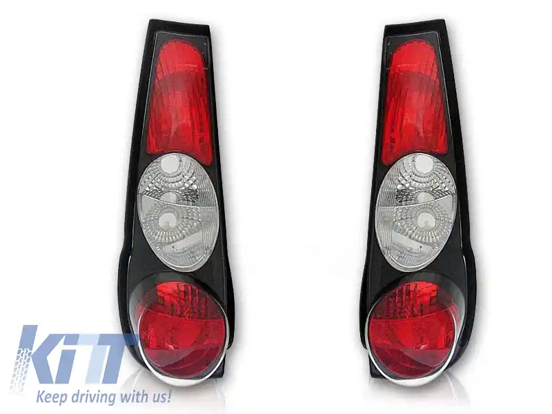 Set de stopuri tuning potrivit pentru Fiat PUNTO 1 11.1993-09.1999 cu bază neagră, stânga și dreapta