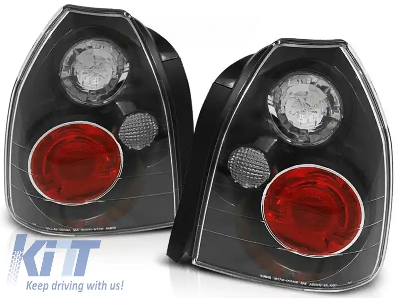 Set de stopuri tuning potrivit pentru Honda CIVIC 09.1995-02.2001 3 uși cu bază neagră, stânga și dreapta