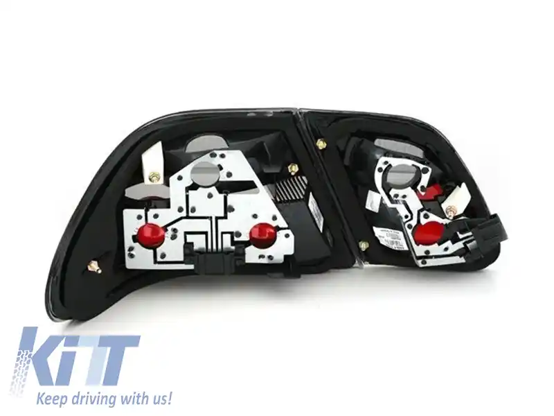 Set de stopuri tuning potrivit pentru Mercedes W210 E-Class 1995-03.2002 sedan complet fumurii, stânga și dreapta