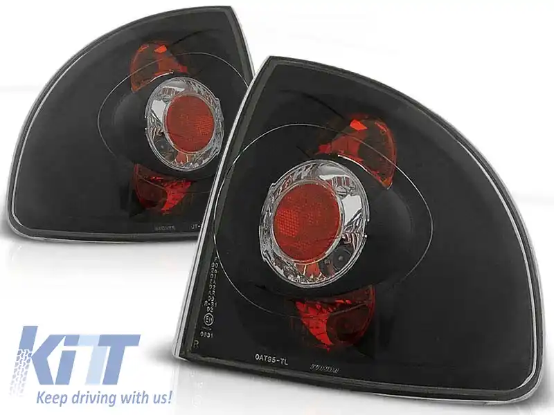 Set de stopuri tuning potrivit pentru Opel ASTRA F 09.1991-08.1997 sedan, cabrio cu bază neagră, stânga și dreapta