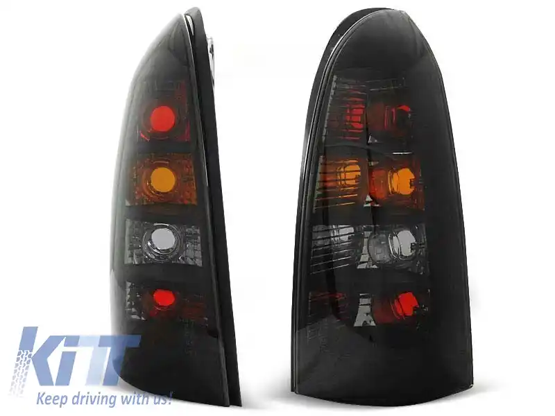 Set de stopuri tuning potrivit pentru Opel ASTRA G 09.1997-02.2004 break cu bază neagră, stânga și dreapta