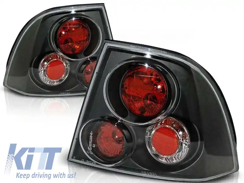 Set de stopuri tuning potrivit pentru Opel VECTRA B 11.1995-12.1998 sedan/hatchback cu bază neagră, stânga și dreapta