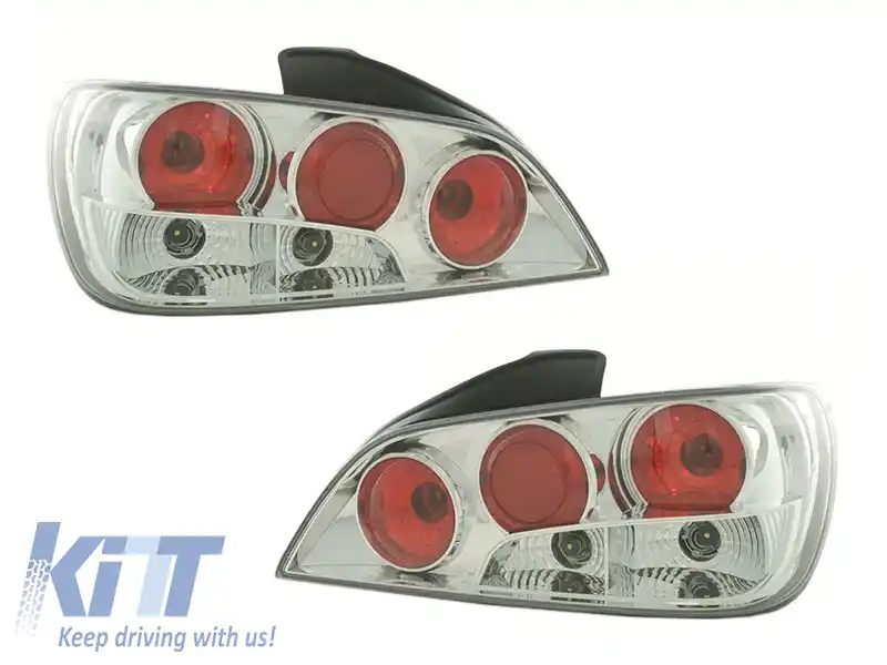 Set de stopuri tuning potrivit pentru Peugeot 306 1993-1997 cu bază neagră, stânga și dreapta