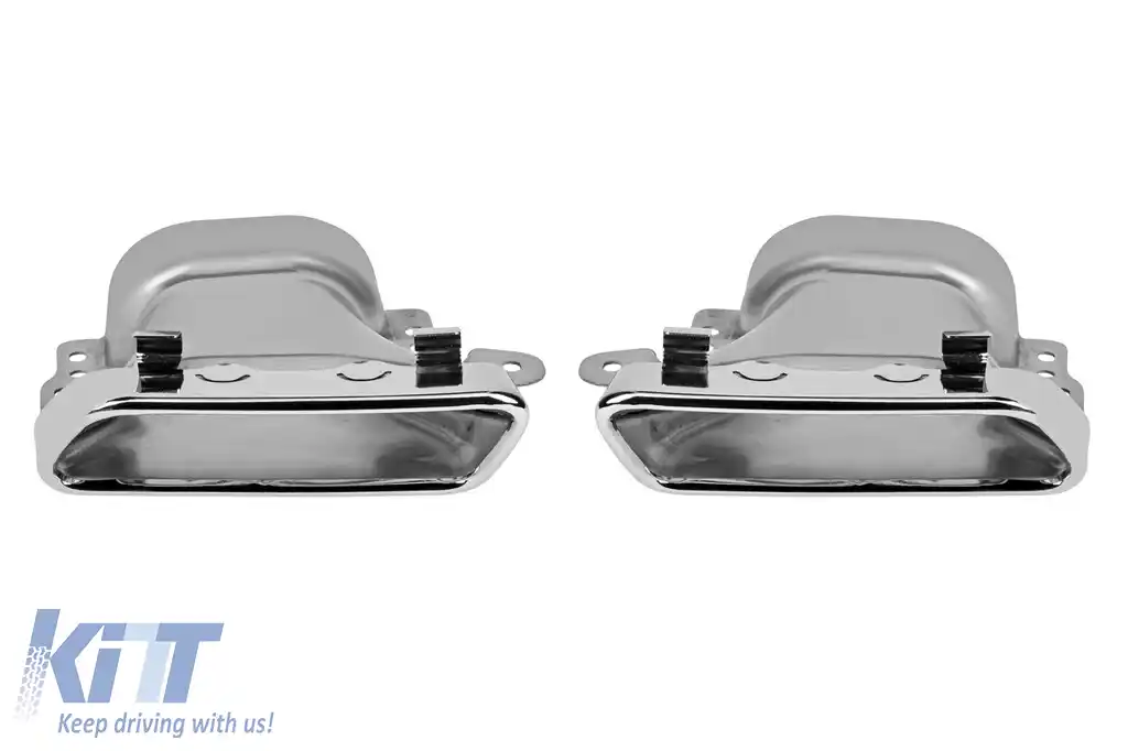 Set de terminații cromate tip CLA45 potrivit pentru Mercedes CLA W117 2013-2018, stânga și dreapta