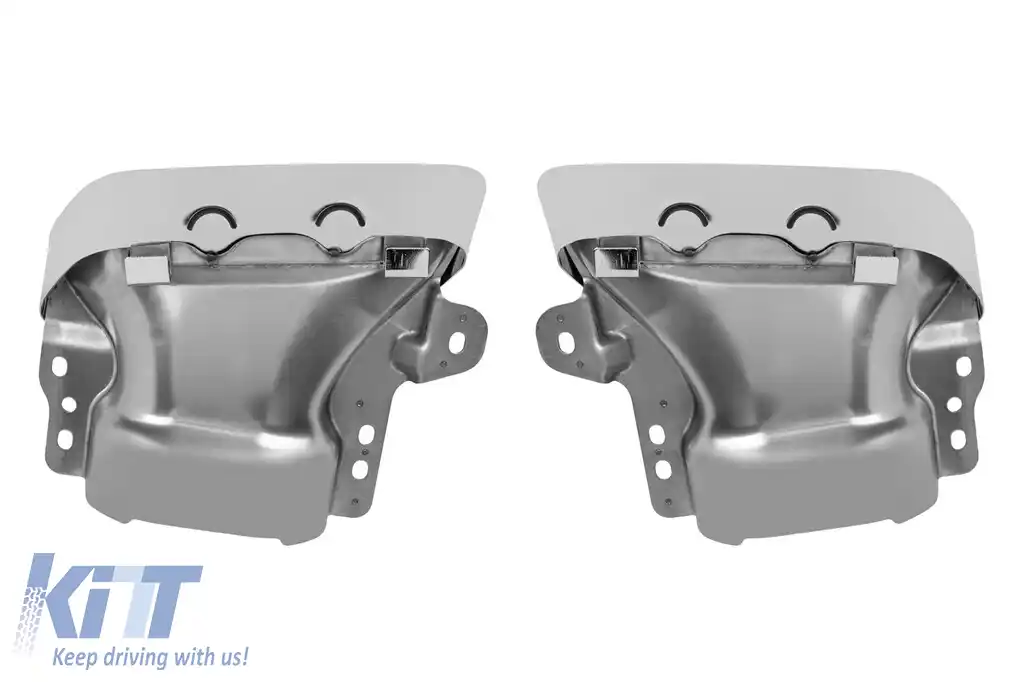 Set de terminații cromate tip CLA45 potrivit pentru Mercedes CLA W117 2013-2018, stânga și dreapta-image-6131386