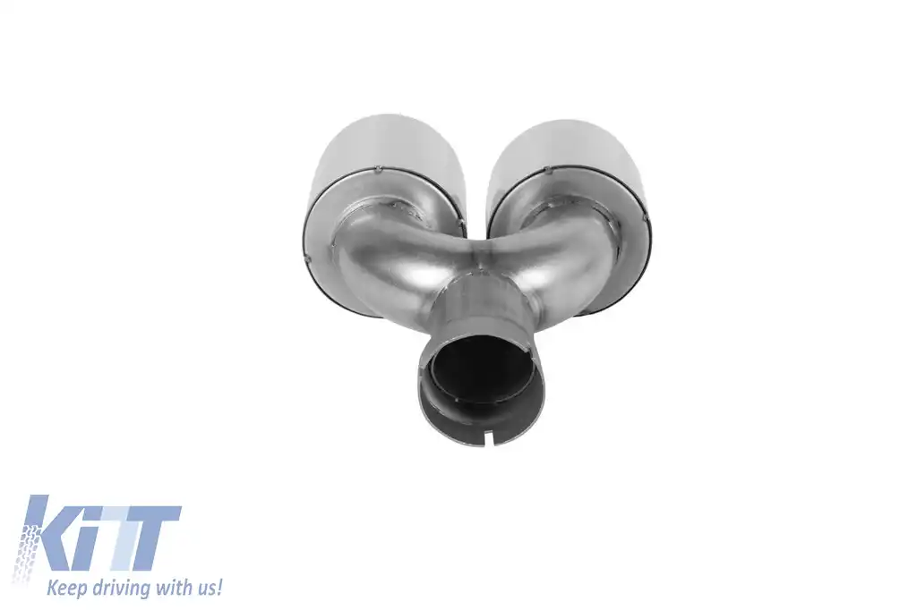 Set de terminații de eșapament cromate în stil M5, potrivit pentru BMW Seria 5 F10, F11 2010-2017-image-6139324