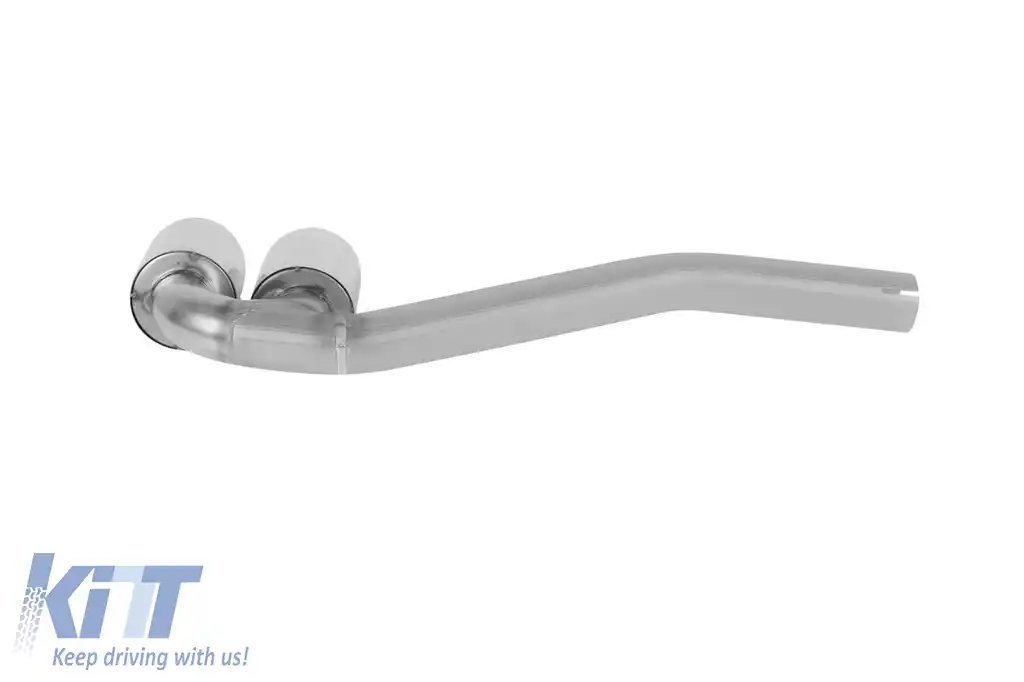 Set de terminații de eșapament cromate în stil M5, potrivit pentru BMW Seria 5 F10, F11 2010-2017-image-6139325