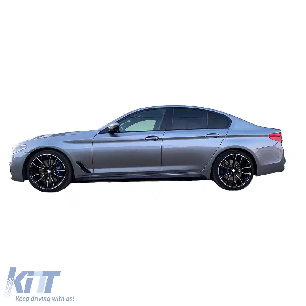 Set de trim Shadow Line negru potrivit pentru BMW Seria 5 G30 Sedan 16-23-image-6210776