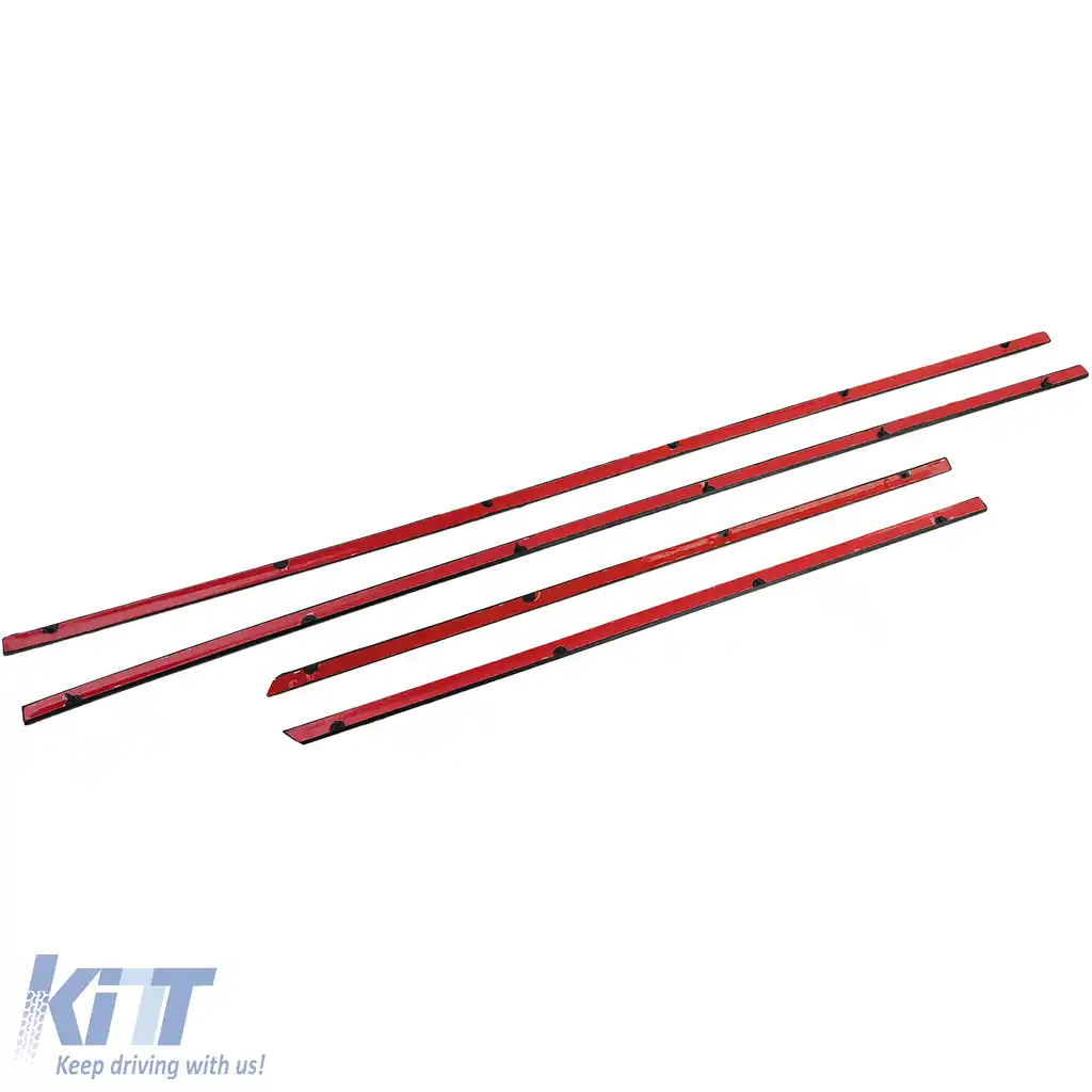 Set de trimuri decorative pentru uși, benzi de protecție, 4 piese, potrivit pentru BMW X5 E53 99-06-image-6207332