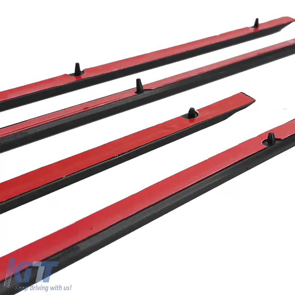 Set de trimuri decorative pentru uși, benzi de protecție, 4 piese, potrivit pentru BMW X5 E53 99-06-image-6207333