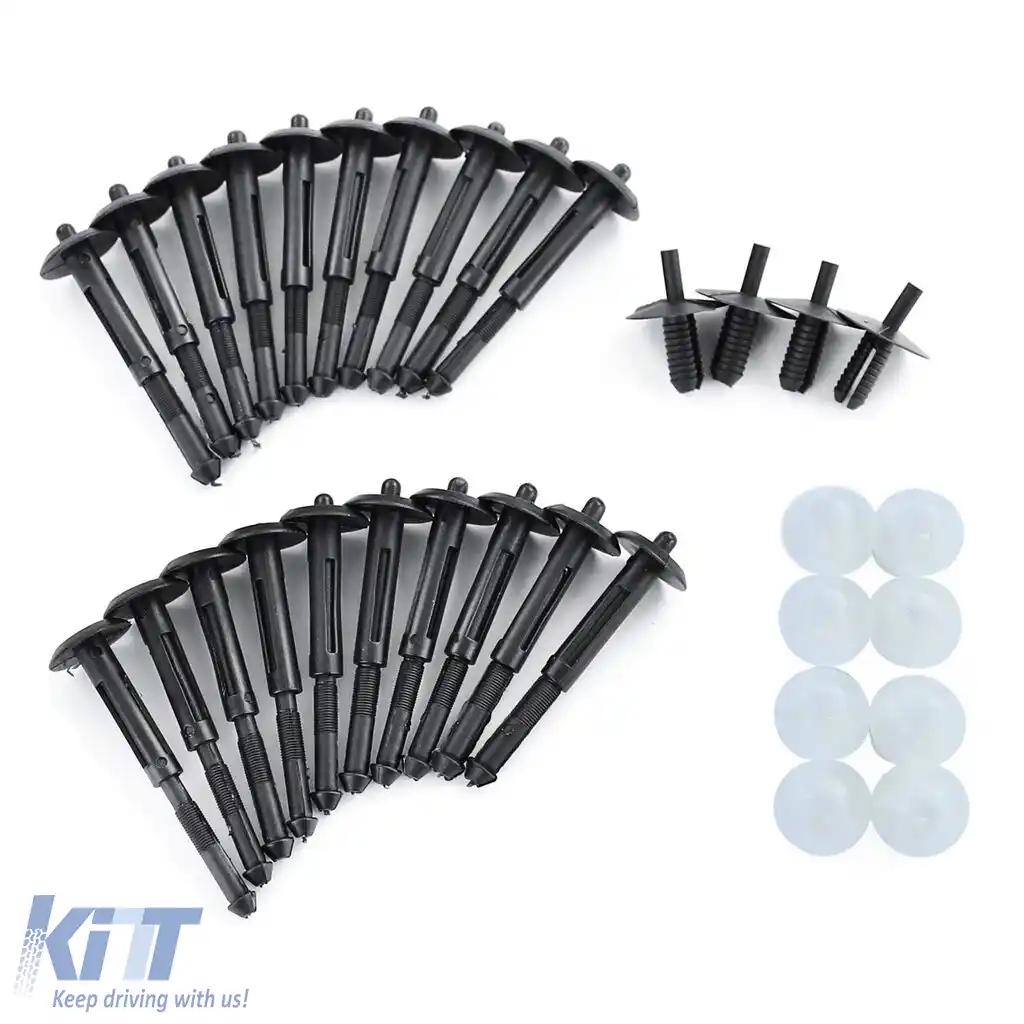 Set de trimuri pentru arcurile roților, 4 piese, potrivit pentru BMW X5 E70 10-13-image-6201377