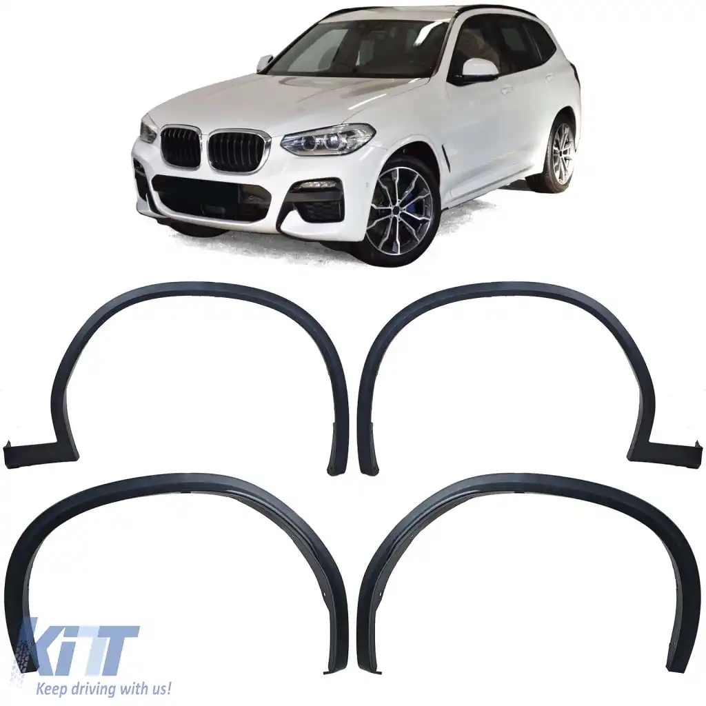 Set de trimuri pentru arcurile roților, 4 piese, potrivit pentru BMW iX3 G08 din 2020