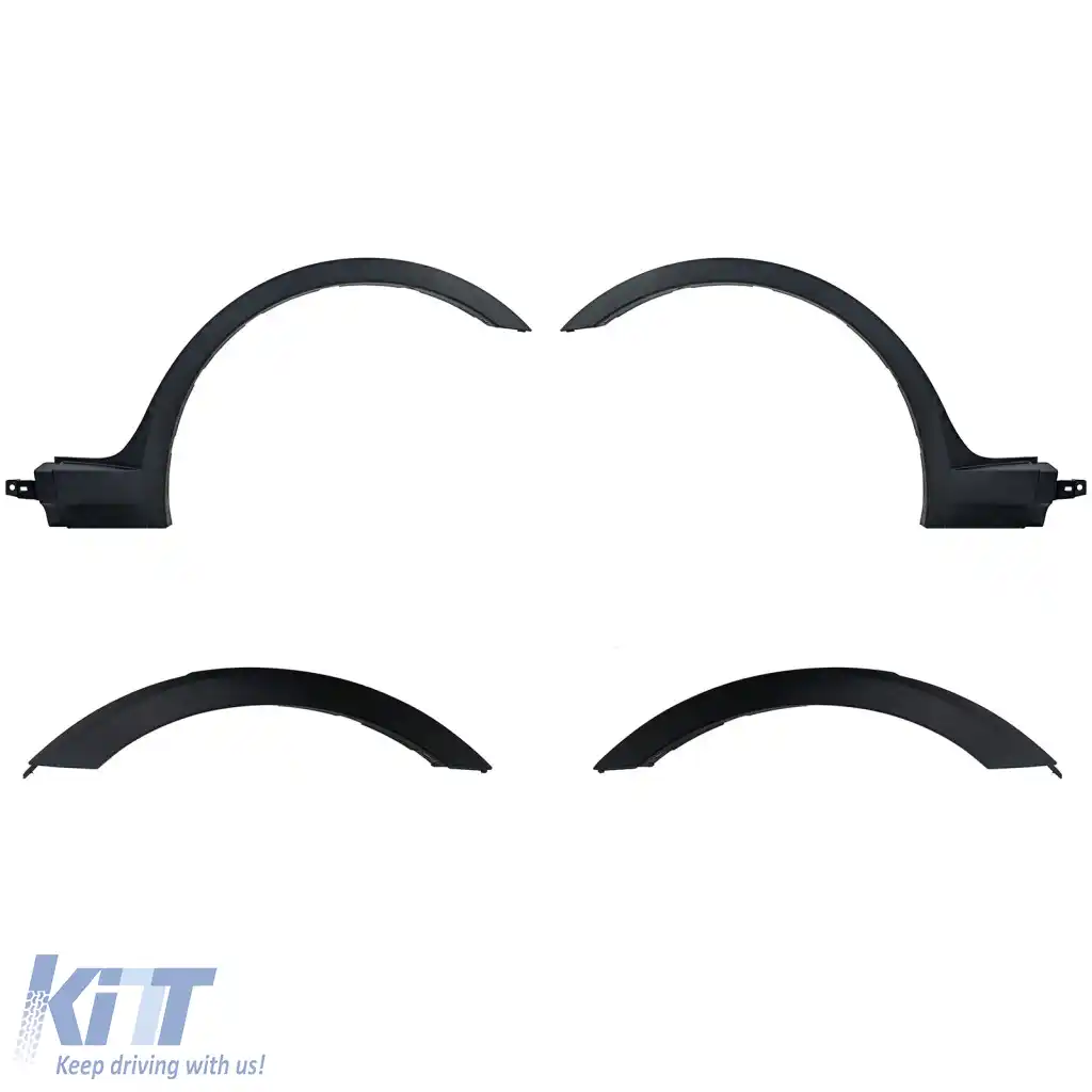 Set de trimuri pentru arcurile roților, 4 piese, potrivit pentru BMW X3 E83 03-10-image-6276905