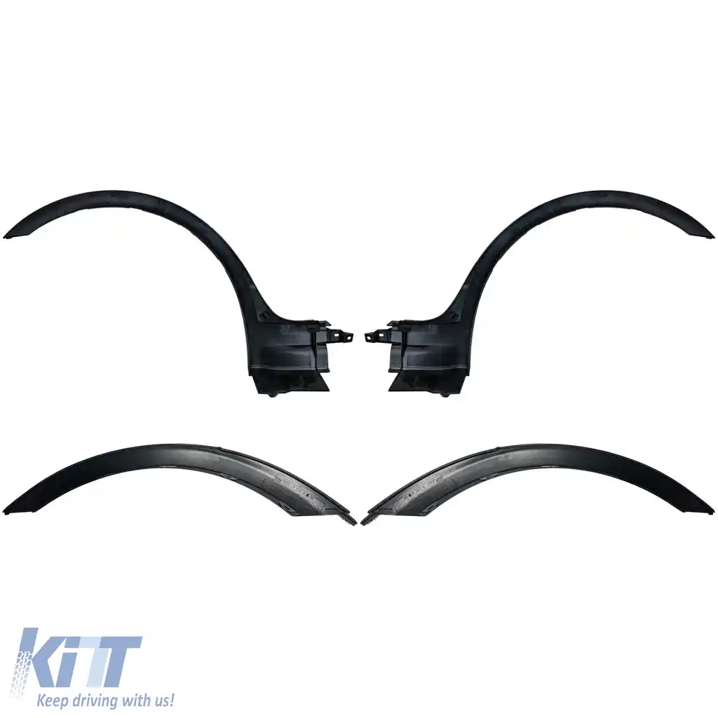 Set de trimuri pentru arcurile roților, 4 piese, potrivit pentru BMW X3 E83 03-10-image-6276911