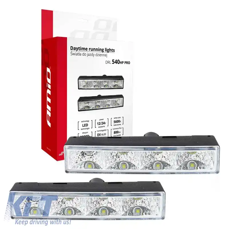 image-7-Set DRL Luminile de zi Universale DRL 540 Pro 12-24 Volți 6 Watt 125 x 24 x 47mm 2 Piese
