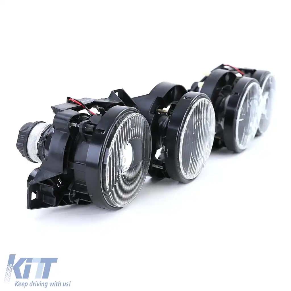 Set faruri fumuriu negru potrivit pentru BMW Seria 3 E30 87-93-image-6195815