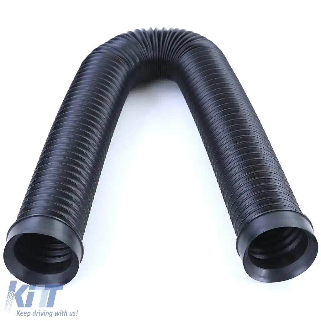 Set furtun de admisie aer performant negru universal, potrivit pentru filtru de aer sport-image-6193017