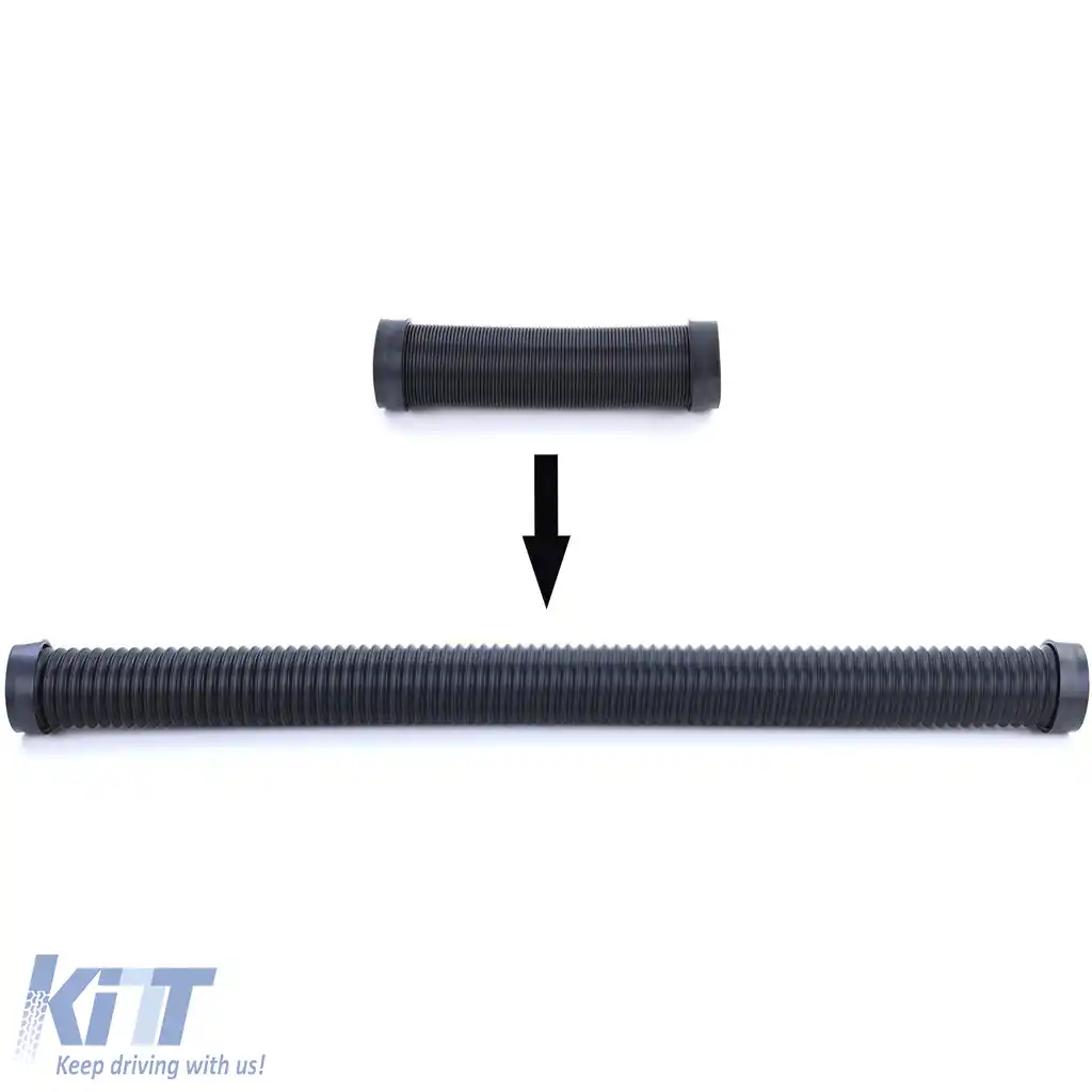 Set furtun de admisie aer performant negru universal, potrivit pentru filtru de aer sport-image-6193020