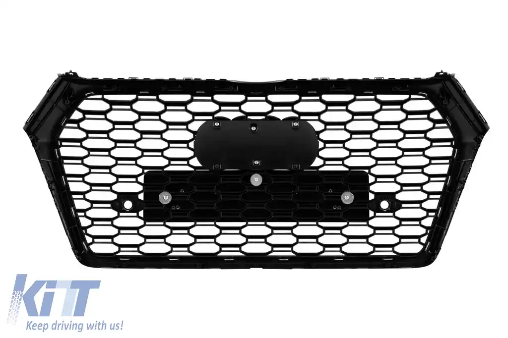 Set grilă RS potrivit pentru bara frontală Audi Q5 2018–2020 versiunea ACC-image-6139252