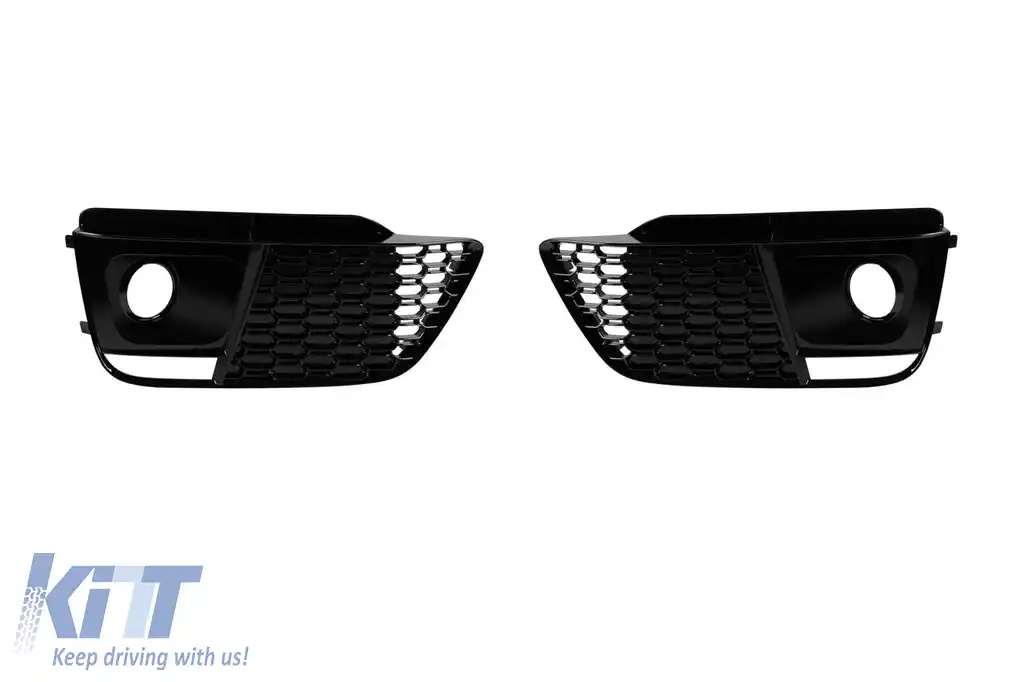 Set grilă RS potrivit pentru bara frontală Audi Q5 2018–2020 versiunea ACC-image-6139254